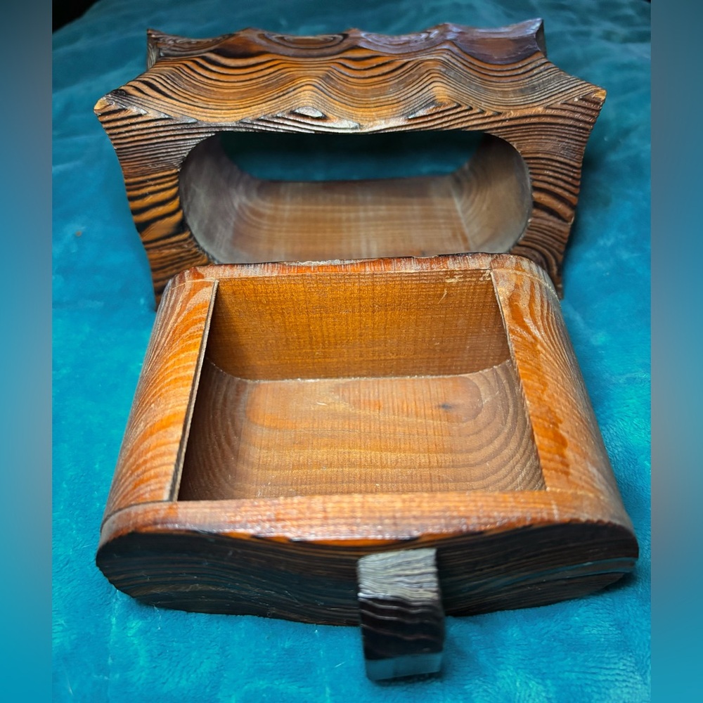 Vintage Japanese Cryptomeria 1 Drawer Box Associated with Japanese Craftsmanship - Picture 5 of 8